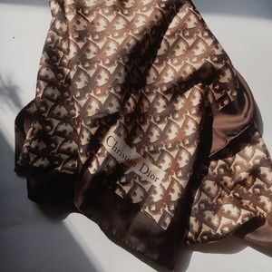 Vintage Christian Dior Silk Scarf